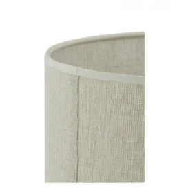 Abażur BRESKA 40 cm perłowa biel