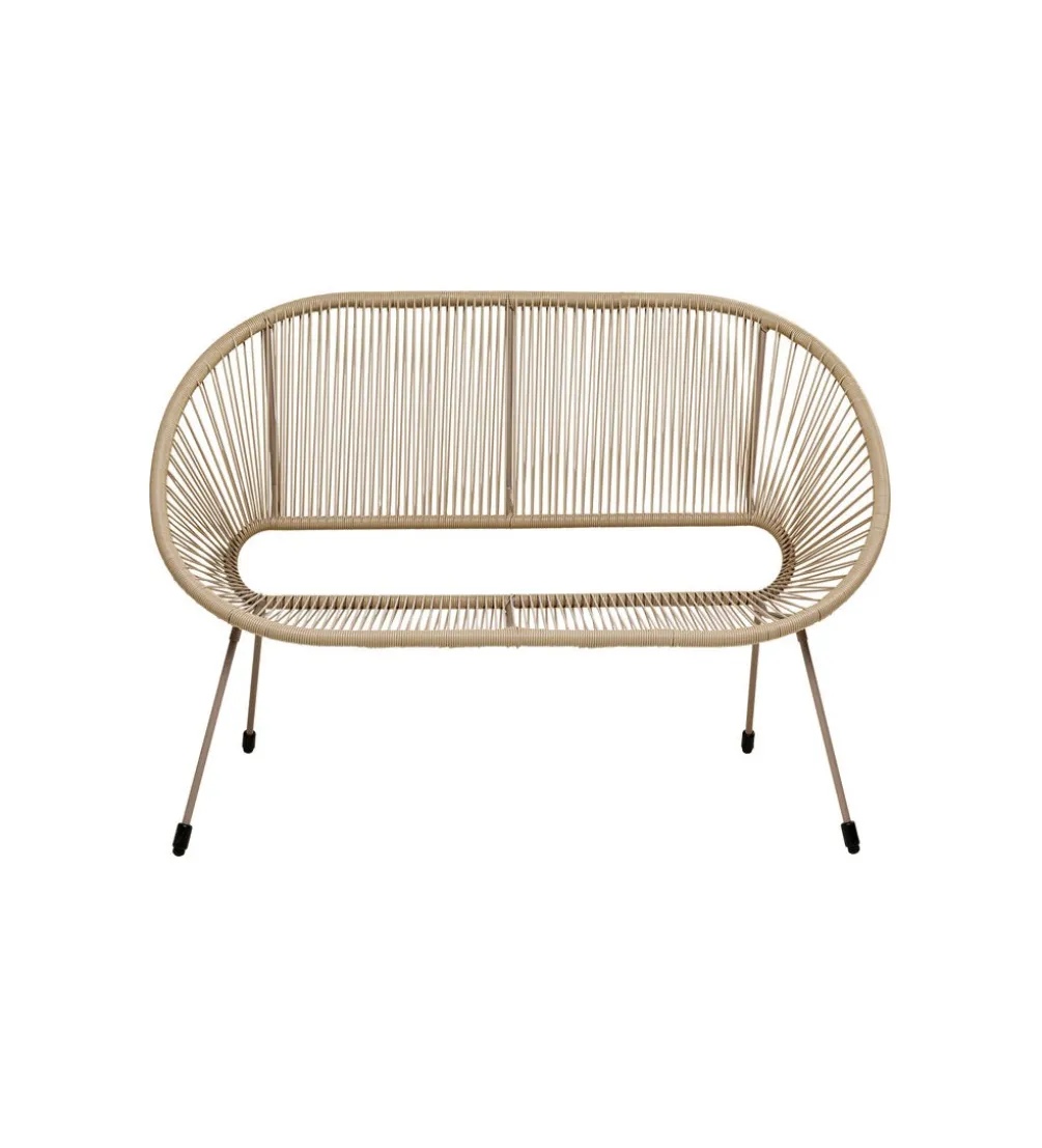 Ławka ACAPULCO 121 cm mono greige