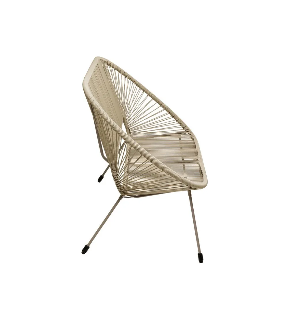 Ławka ACAPULCO 121 cm mono greige