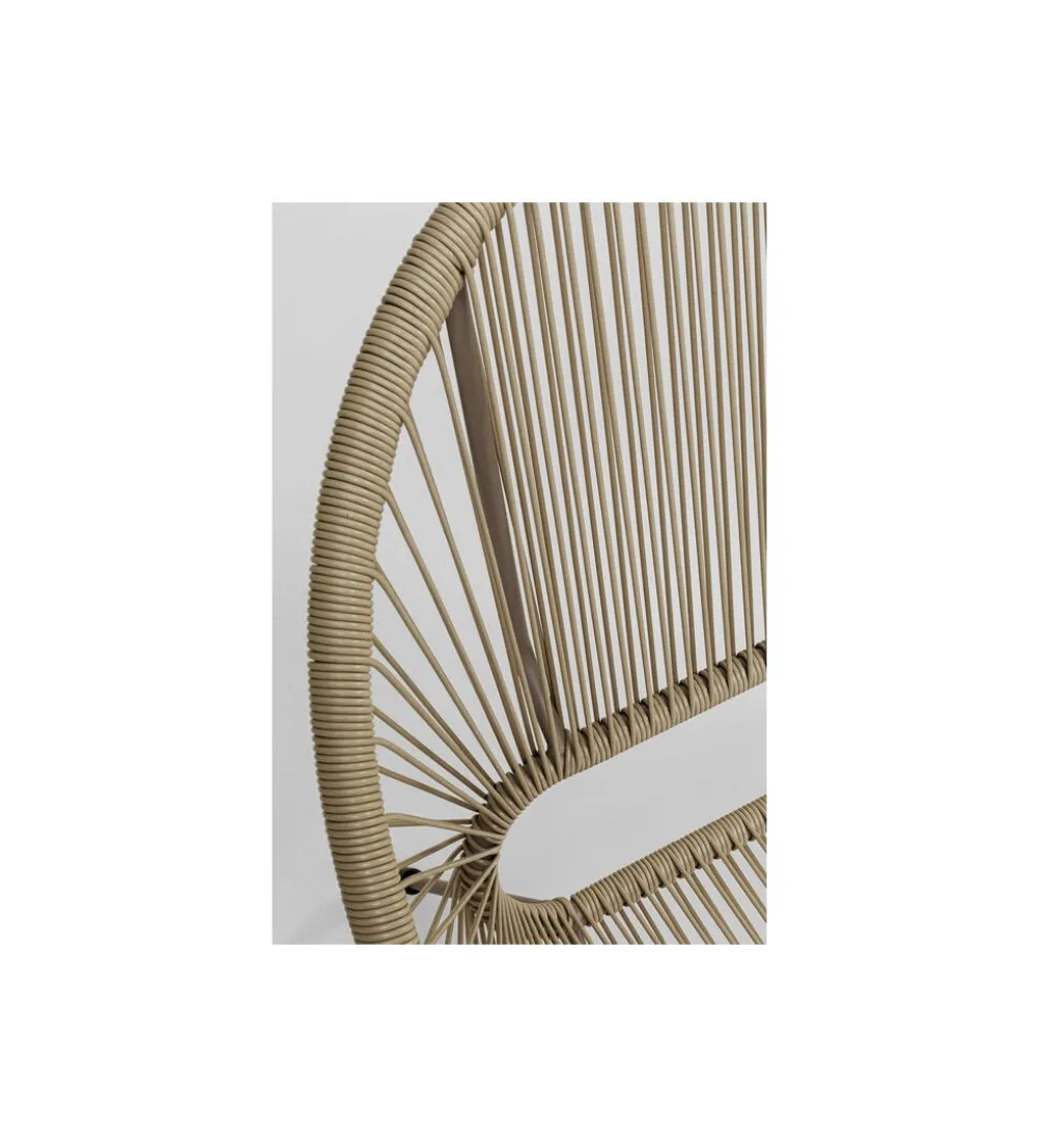 Ławka ACAPULCO 121 cm mono greige
