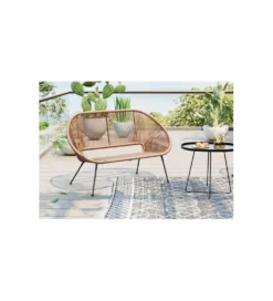 Ławka ACAPULCO naturalna 121 CM