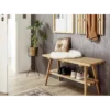 Ławka ALVAR 100 cm drewno dąb