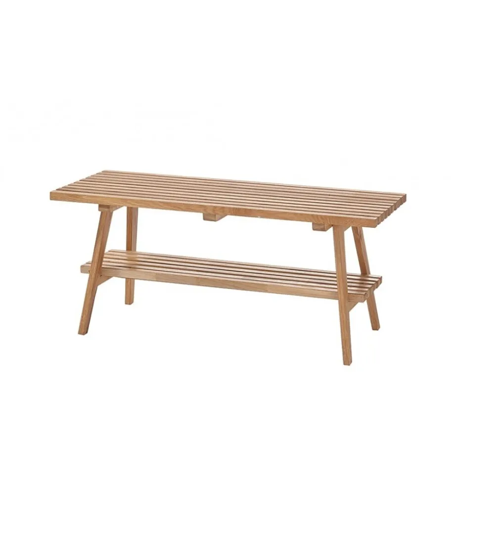 Ławka ALVAR 100 cm drewno dąb