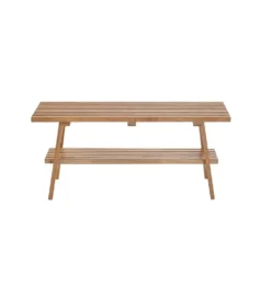 Ławka ALVAR 100 cm drewno dąb