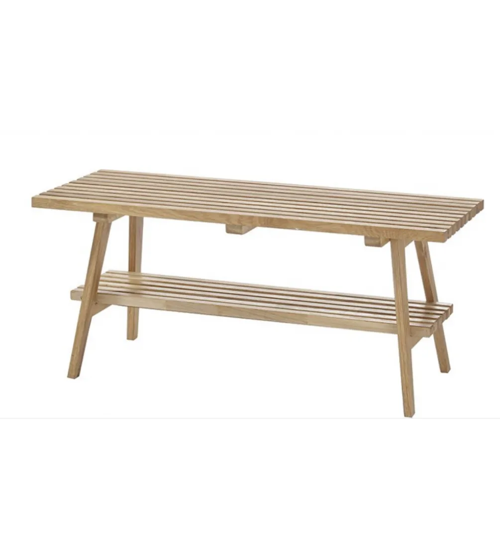 Ławka ALVAR 100 cm drewno dąb