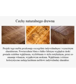 Ławka ARKTYKA Mammut 160 cm drewno akacja honey