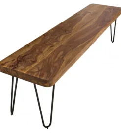 Ławka BAGLI 160 cm drewno sheesham