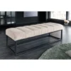 Ławka Baltic 110 cm Bouclé szampański beż