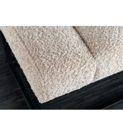 Ławka Baltic 110 cm Bouclé szampański beż