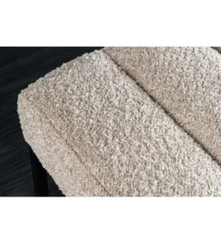 Ławka Baltic 110 cm Bouclé szampański beż