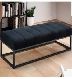 Ławka BALTIC 108 cm czarna