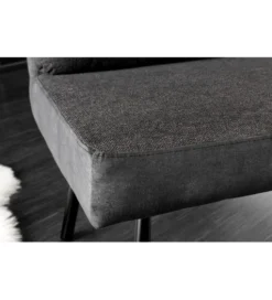 Ławka BIG GEORGE 160 cm welwet antracyt
