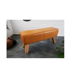 Ławka Bock 100 cm koniakowa