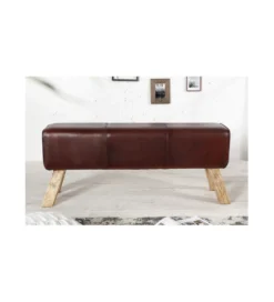 Ławka Bock II 120 cm skóra