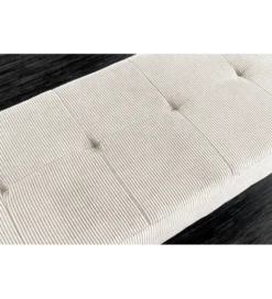 Ławka BOUTIQUE 100 cm beżowy sztruks