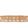Ławka CRAWL rattanowa 200 cm naturalny