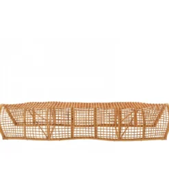 Ławka CRAWL rattanowa 200 cm naturalny