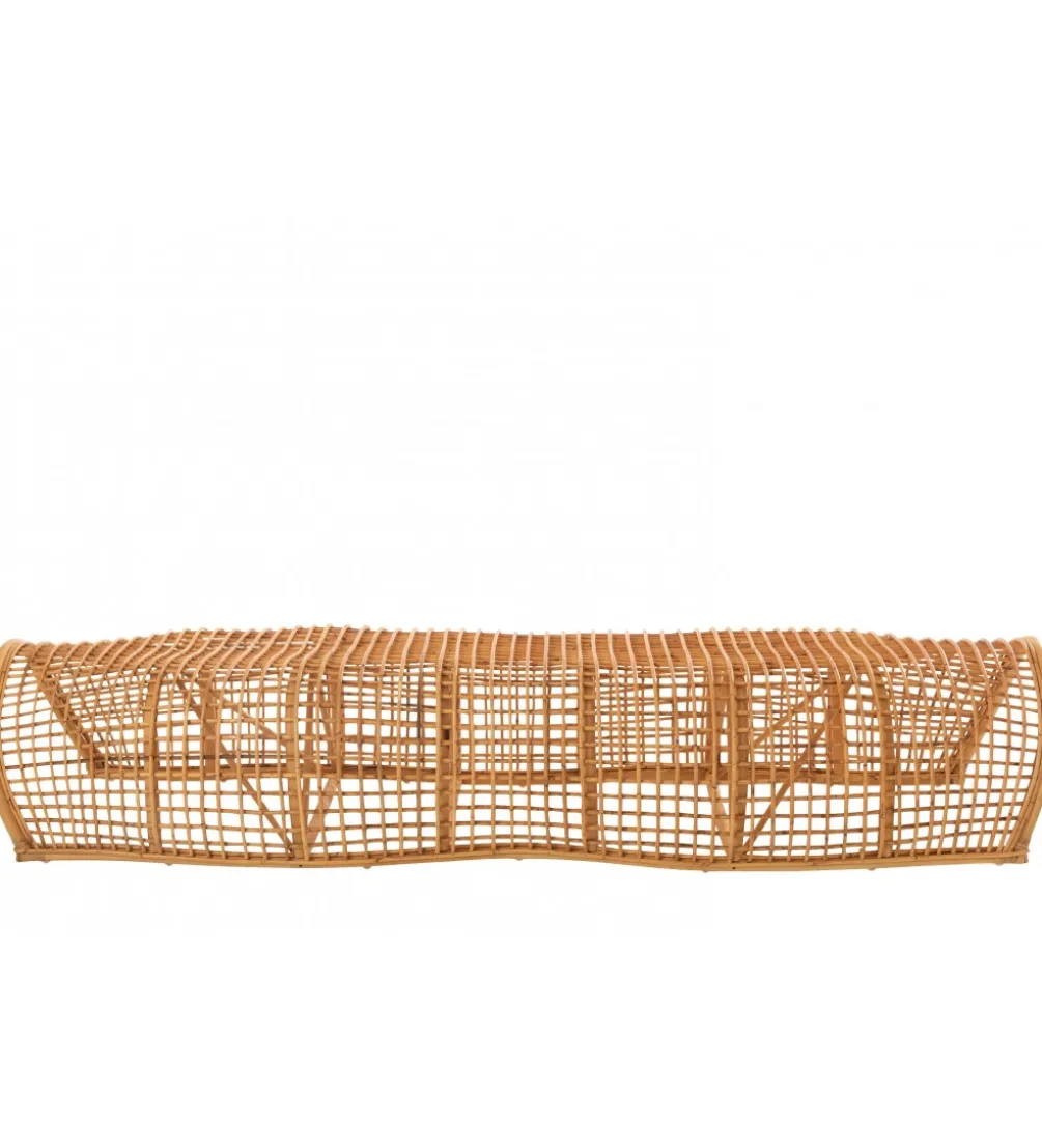 Ławka CRAWL rattanowa 200 cm naturalny