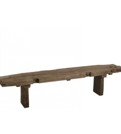 Ławka DEBER 190 cm drewno brązowe