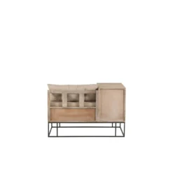 Ławka ENTRY WAY 100 cm drewno mango