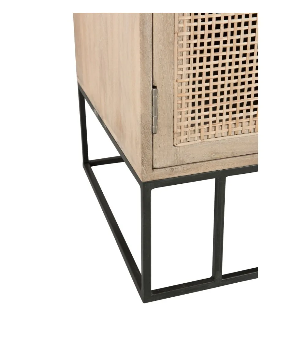 Ławka ENTRY WAY 100 cm drewno mango