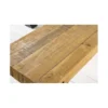 Ławka FACTORY Thor 200 cm drewno sosna brąz