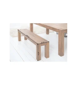 Ławka FINICE Makassar 160 cm drewno Sheesham
