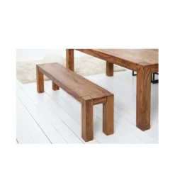 Ławka FINICE Makassar 160 cm drewno Sheesham