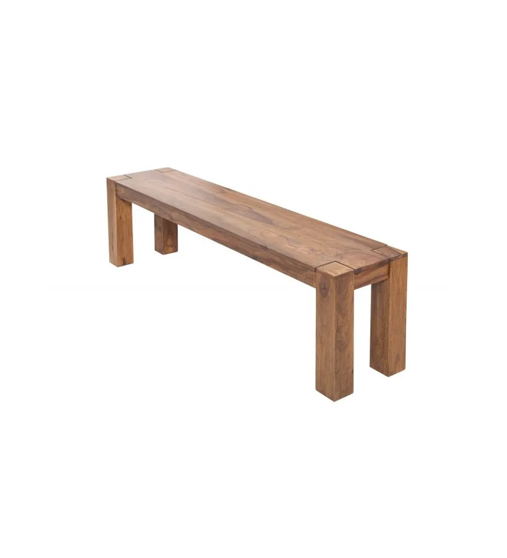 Ławka FINICE Makassar 160 cm drewno Sheesham