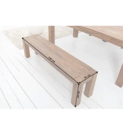Ławka FINICE Makassar 140 Cm drewno Sheesham