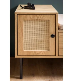 Ławka FONTA 100 cm w optyce dębu