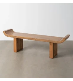 Ławka GALT 160 cm drewno mango naturalna