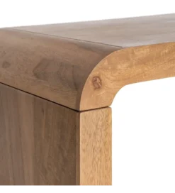 Ławka GALT 147 cm drewno mango naturalna