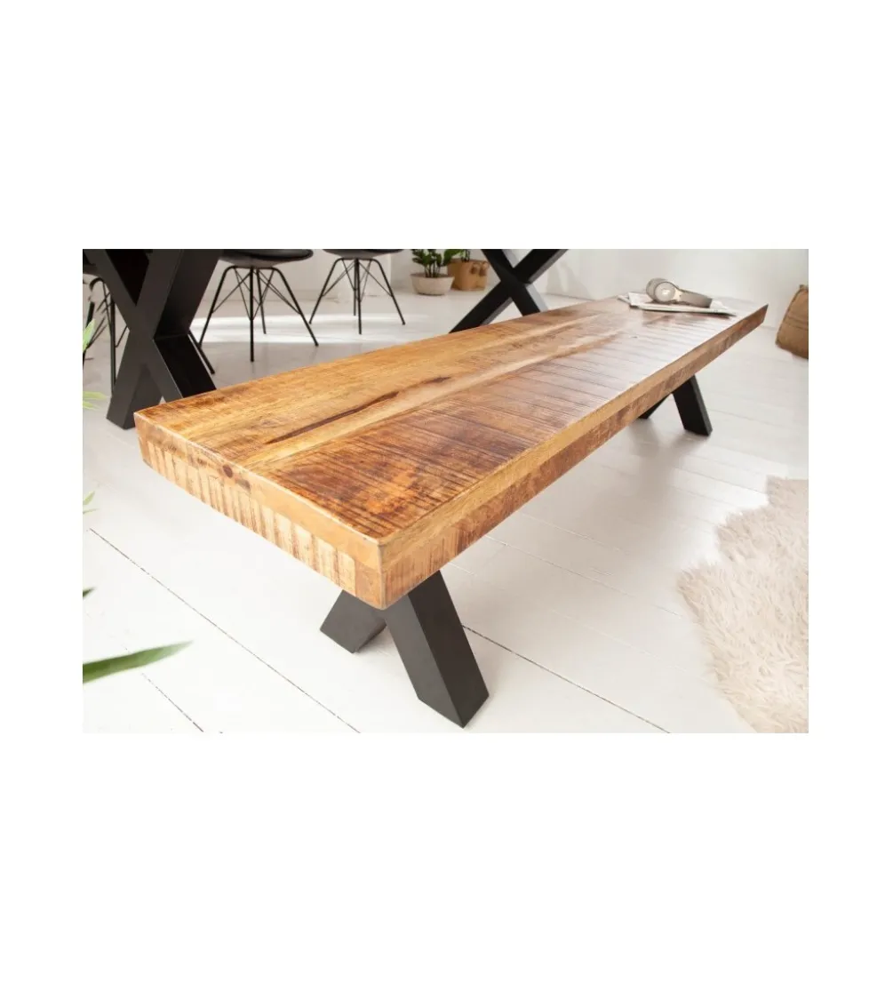 Ławka Iron Craft X 200 cm Mango