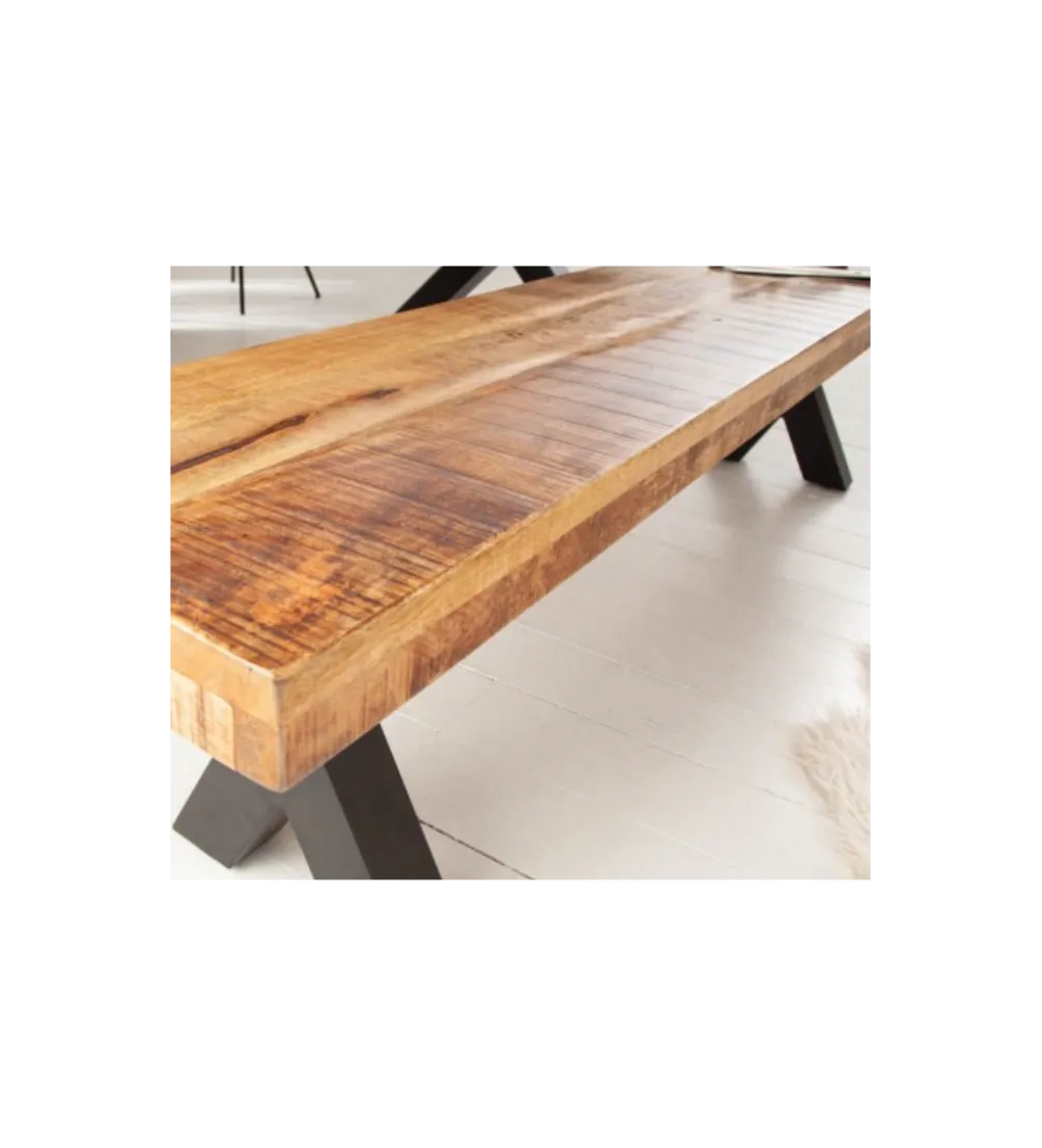 Ławka Iron Craft X 200 cm Mango
