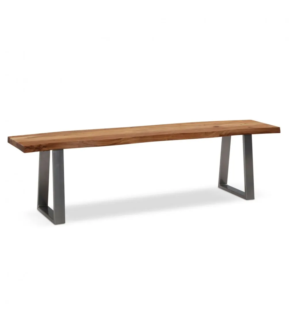 Ławka KORNEL 140 cm drewno akacja