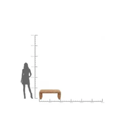 Ławka LILJA 101 cm melanż