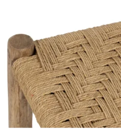 Ławka NEBERNLI 92 cm drewno mango naturalna