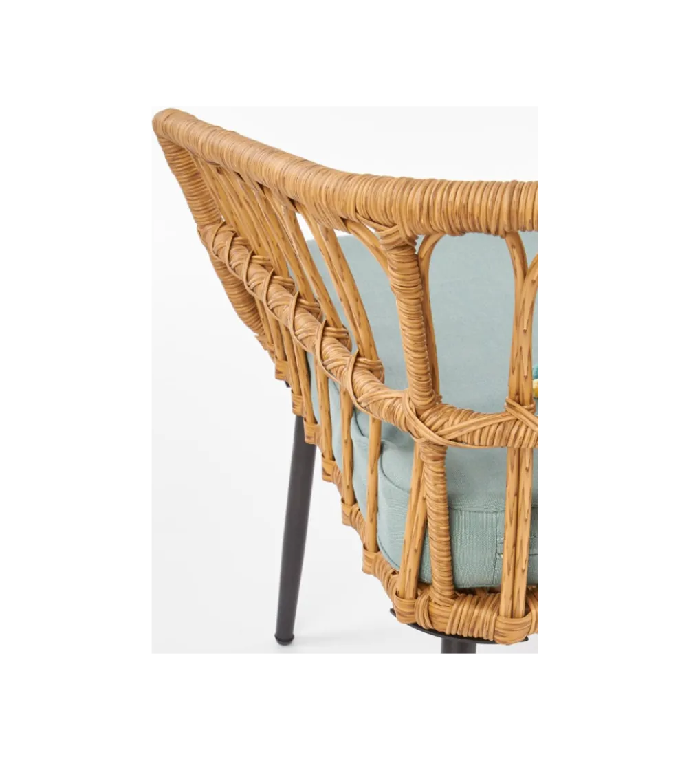 Ławka ogrodowa rattanowy GARDENA XL
