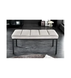 Ławka OLIWIA II 80 cm jasnoszara