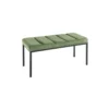 Ławka OLIWIA II 80 cm sztruks zielona