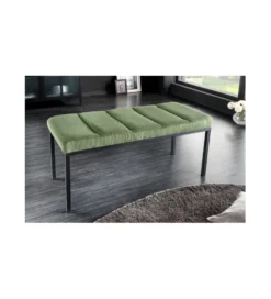 Ławka OLIWIA II 80 cm sztruks zielona
