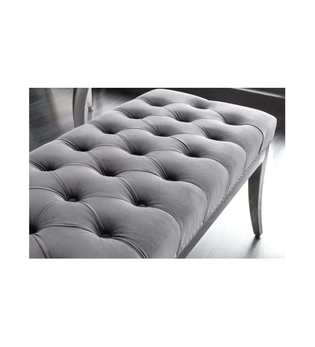 Ławka OXANA Modern Barock 164 cm Szara