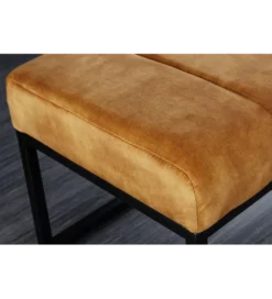 Ławka PETIT BEAUTÉ 110 cm musztardowa
