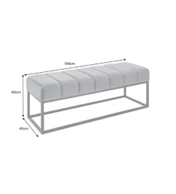Ławka PETIT BEAUTÉ 110 cm musztardowa
