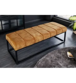 Ławka PETIT BEAUTÉ 110 cm musztardowa