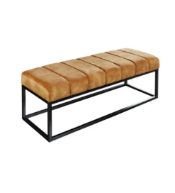 Ławka PETIT BEAUTÉ 110 cm musztardowa