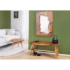 Ławka ROOT 100 cm drewno teak naturalny brąz
