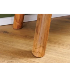 Ławka ROOT 100 cm drewno teak naturalny brąz