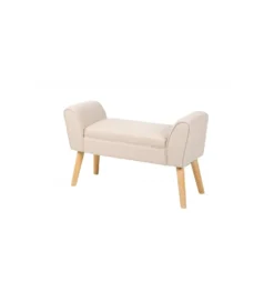 Ławka Scarlett 90 cm beżowa